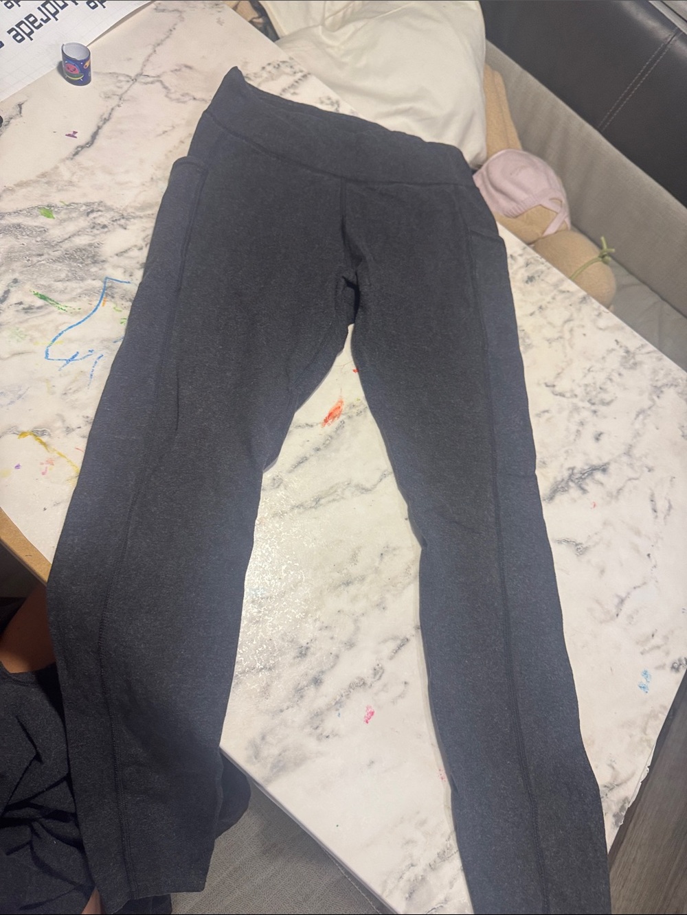 Women's Charcoal High-Waist Active Leggings